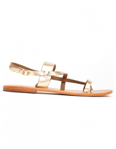 CYPRESS Sandale brillante en cuir votre