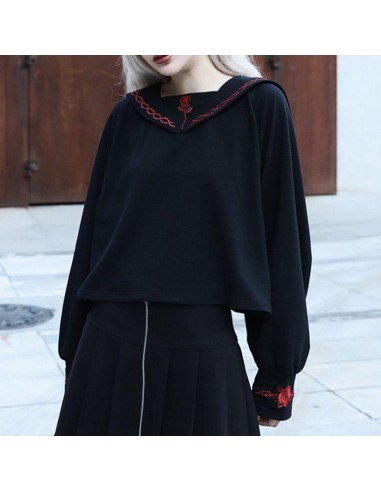 Pull gothique femme style écolière japonaise lolita