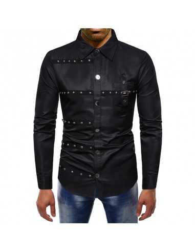 Chemise gothique homme classe à clous