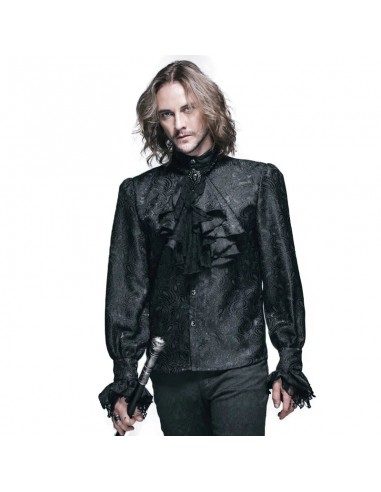 Chemise gothique homme victorienne à jabot