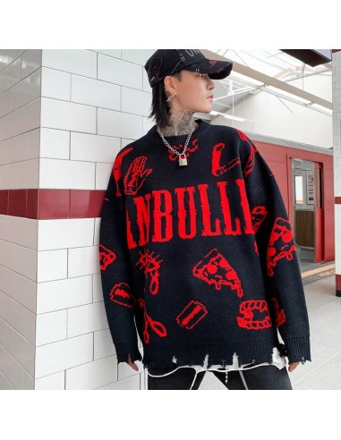 Pull gothique homme Anbulle triste