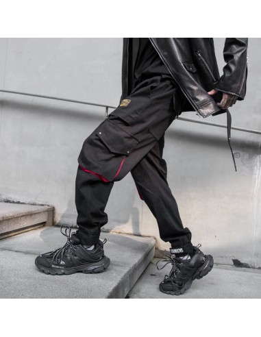 Pantalon gothique homme cargo urban noir